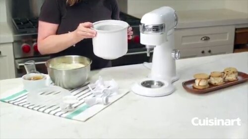 Cuisinart fruit scoop online frozen dessert maker attachment